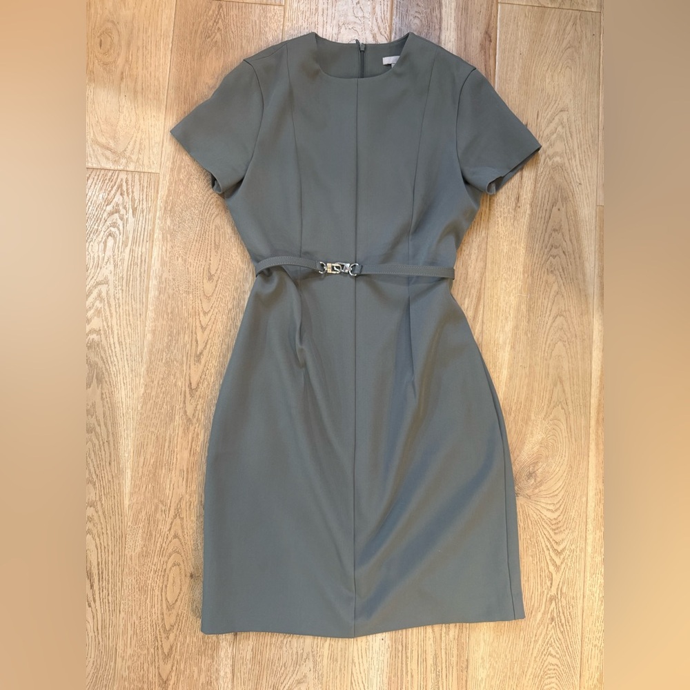 H&M Olive Dress with belt